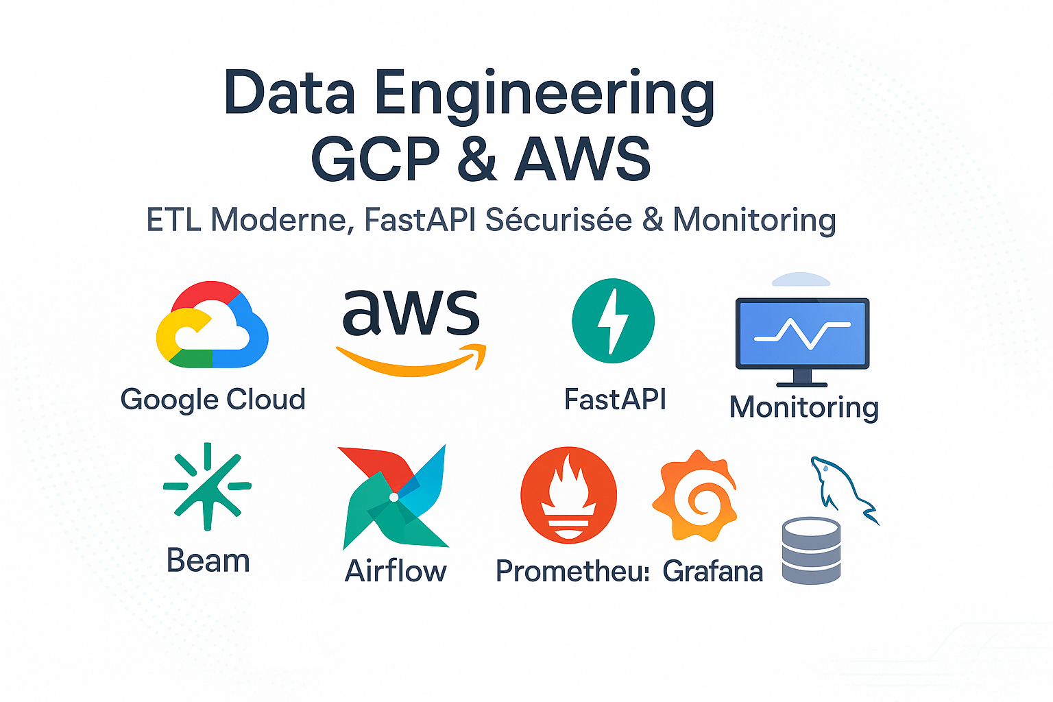 F4_DATA_ENGINEER :(En cours) Data Engineering GCP & AWS : ETL moderne, FastAPI Sécurisée & Monitoring